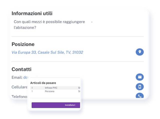 Accesso ai dettagli del lavoro