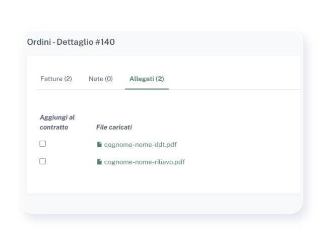 Dati cantiere